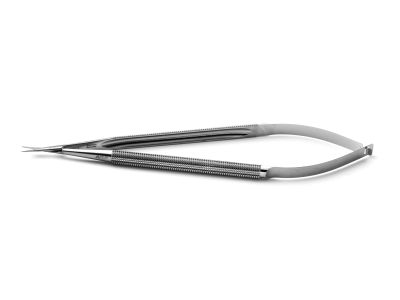 Adventitia microsurgical dissecting scissors, 7'',straight 10.0mm blades, sharp tips, round 8.0mm diameter handle