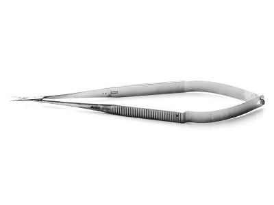 Adventitia microsurgical dissecting scissors, 7'',straight 15.0mm blades, micro serrated lower blade, sharp tips, flat 8.0mm wide handle