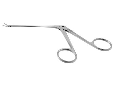 Bellucci miniature scissors, 5 1/4'',working length 75.0mm, curved left 7.0mm blades, ring handle
