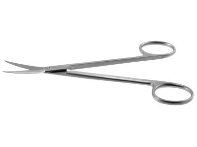 Beuse nasal scissors, 5'',slightly curved blades, sharp tips, ring handle