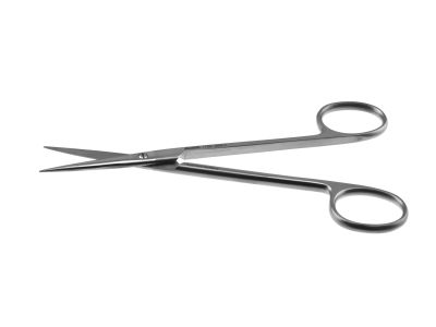 Brophy gum and suture scissors, 5 1/2'',straight blades, sharp tips, ring handle