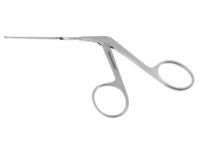 Fisch crura scissors, 5'',working length 52mm, very delicate, angled left, ring handle