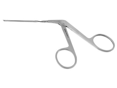 Fisch crura scissors, 5'',working length 52mm, very delicate, angled right, ring handle