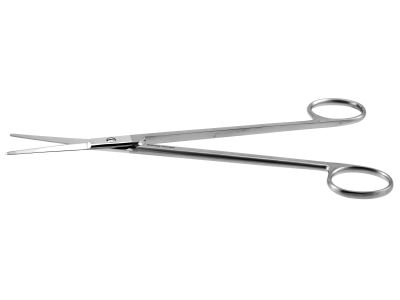 Gorney plastic surgery scissors, 7 1/2'',straight blades, blunt tips, ring handle