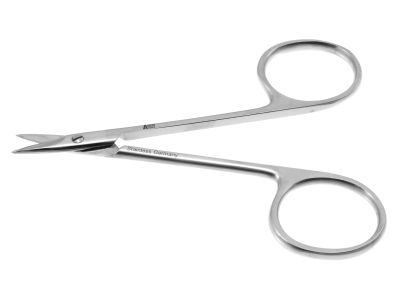 Guilford-Wright wire cutting scissors, 3 3/8'',straight, serrated blades, sharp tips, ring handle