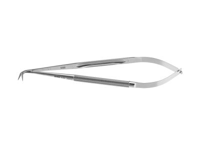 Jacobson microsurgical scissors, 7'',micro fine, angled 90º blades, sharp tips, round handle