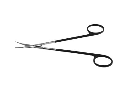 Jameson scissors, 6 1/4'', curved Superior-Cut blades, blunt tips, black ring handle
