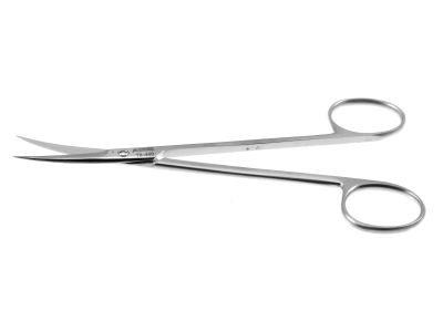 Joseph scissors, 5 1/2'',curved blades, sharp tips, ring handle