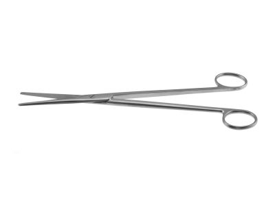 Mayo dissecting scissors, 9'',straight beveled blades, blunt tips, ring handle