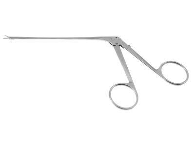 Nasal sinus scissors, 5 7/8'',pediatric, working length 90.0mm, straight 5.0mm blades, blunt tips, ring handle