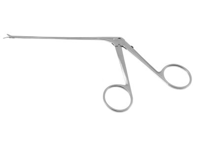 Nasal sinus scissors, 5 7/8'',pediatric, working length 90.0mm, curved right 5.0mm blades, blunt tips, ring handle