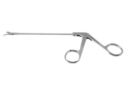 Nasal sinus scissors, 7'',working length 110mm, curved right 11.0mm blades, blunt tips, ring handle