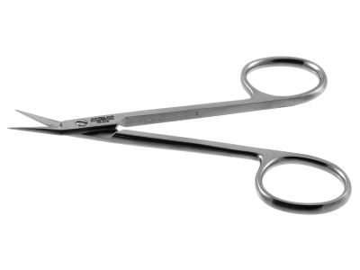 O'Brien suture scissors, 4 3/4'',angled to side tapered blades, sharp tips, ring handle