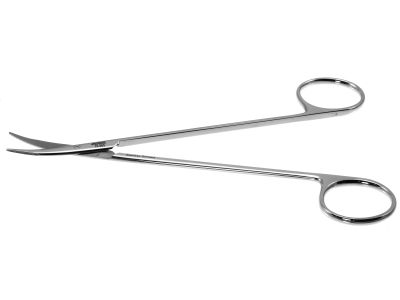 Potts-Reynolds tenotomy scissors, 6'',curved tapered blades, blunt tips, ring handle