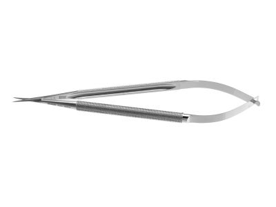 R-Style microsurgical scissors, 7'', straight blades, round handle