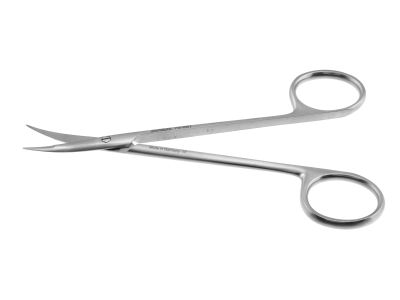 Shea underminimg scissors, 4 3/4'',curved blades, sharp flattened tips, ring handle