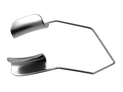 Barraquer lid speculum, 1 5/8'',adult size, 14.0mm solid blades, 18.0mm blade spread, temporal approach