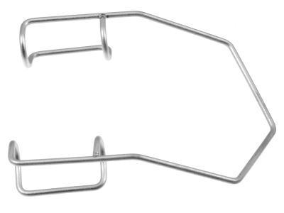 Barraquer lid speculum, 1 1/2'',adult size, heavy, 14.0mm closed wire blades, 18.0mm blade spread, nasal approach