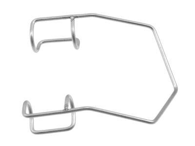 Barraquer lid speculum, 1 1/4'',pediatric size, 8.0mm closed wire blades, 15.0mm blade spread, nasal approach