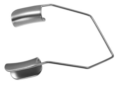 Barraquer lid speculum, 1 1/2'',pediatric size, 10.0mm solid blades, 15.0mm blade spread, nasal approach