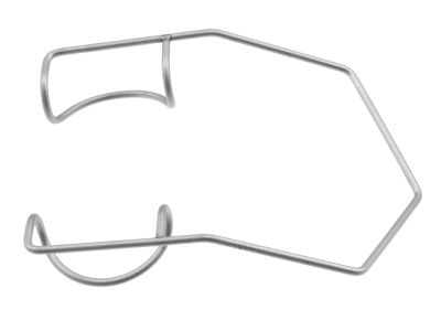 Barraquer lid speculum, 1 1/2'',adult size, 15.0mm closed wire rounded blades, nasal approach
