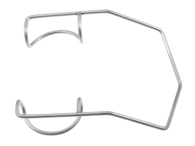 Barraquer lid speculum, 1 1/2'',adult size, heavy, 15.0mm closed wire rounded blades, nasal approach