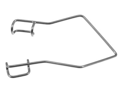 Barraquer lid speculum, premature infant size, 6.5mm closed wire blades