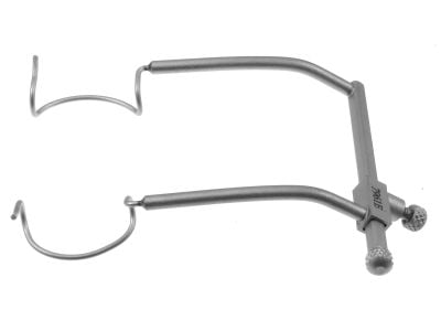 Boucheron ear speculum, small, round ends, size #4, 5.0mm