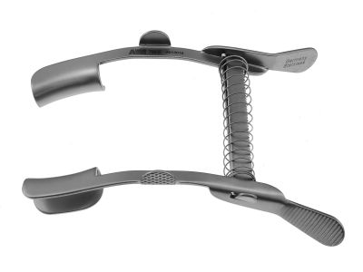 Mellinger lid speculum, 2 3/4'',adult size, 15.0mm solid blades, 27.0mm blade spread, nasal approach, self-locking mechanism