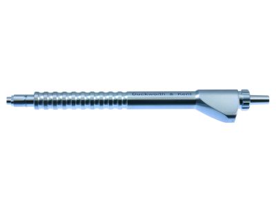 D&K screw-in I/A handpiece, 4 1/2'',single thread neck, round  inNew-Gen''handle, separates for cleaning internal parts, titanium