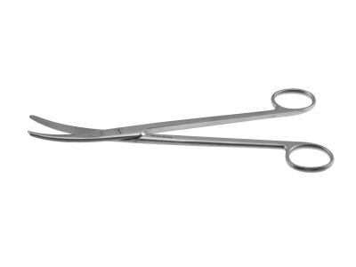 Sims operating scissors, 8'',curved blades, blunt tips, ring handle
