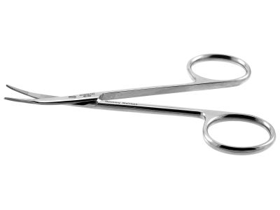 Stevens tenotomy scissors, 4 3/8'',curved, 25.0mm blades, blunt tips, ring handle