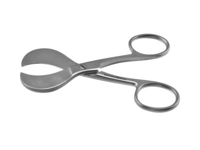 Umbilical cord scissors, 4 1/4'',straight blades, blunt tips, ring handle