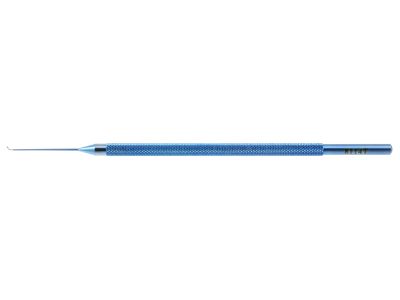 Connor wand, 4 1/2'',straight shaft, 0.5mm diameter ball tip, round handle, titanium