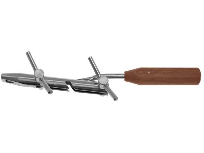 Wire tightener, 9 1/2'', 1.2mm (18 gauge) max capacity, two turning screws, phenolic handle