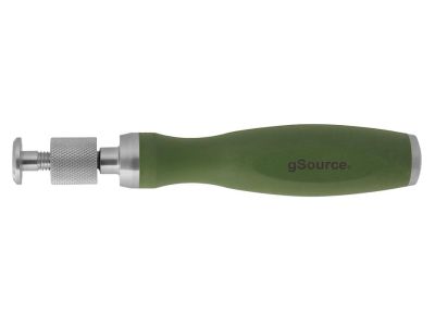 Wire twister, 6 1/2'', 1.5mm (17 gauge) max capacity, green silicone handle
