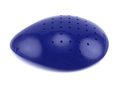 Blue eye shield, polycarbonate, pinhole design, deep shell, right eye, box of 50