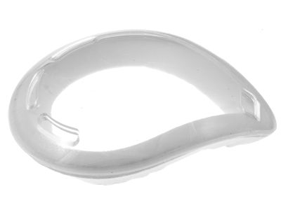 Clear eye shield, polycarbonate, with foam lining, universal, youth size, box of 25