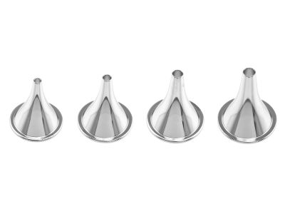 Boucheron ear speculum, small, round ends, set of 4 includes sizes #1, #2, #3 and #4 (86-200, 86-201, 86-202 and 86-203)