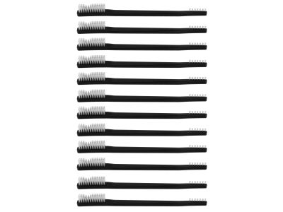 Instrument cleaning brush, 7''length, double-ended, Nylon heads, 2.0mm diameter, 0.867''bristle length, short end, 8.0mm diameter, 1.38''bristle length, long end, latex-free, packaged per each, individually sterile, box of 12