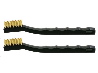 Toothbrush-style instrument cleaning brush, 7 1/4''length, 13.0mm Brass head diameter, 1.5''bristle length, latex-free, pack of 2