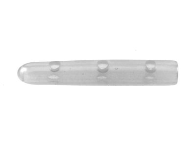 Instrument guards, size 1, tinted white, 1.6mm x 19.0mm, vented, latex-free, single use, non-sterile, pack of 100