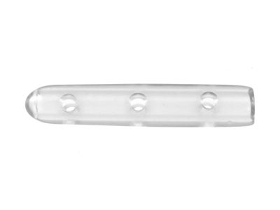 Instrument guards, size 2, clear, 2.0mm x 19.0mm, vented, latex-free, single use, non-sterile, pack of 100
