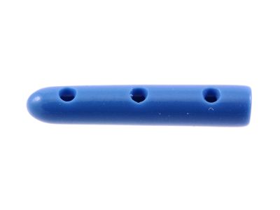 Instrument guards, size 2, solid blue, 2.0mm x 19.0mm, vented, latex-free, single use, non-sterile, pack of 100