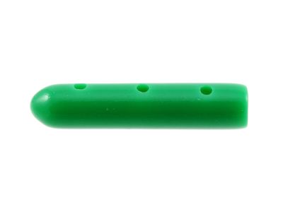 Instrument guards, size 3, solid green, 2.8mm x 19.0mm, vented, latex-free, single use, non-sterile, pack of 100