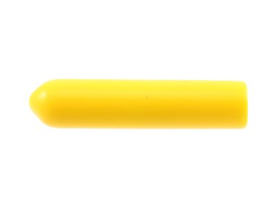 Instrument guards, size 5, solid yellow, 5.0mm x 25.0mm, non-vented, latex-free, single use, non-sterile, pack of 100