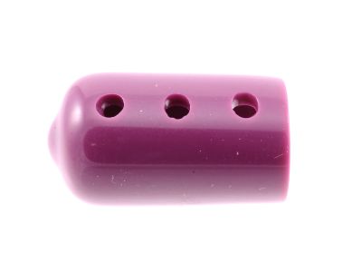 Instrument guards, size 6, solid maroon, 10.0mm x 19.0mm, vented, latex-free, single use, non-sterile, pack of 100