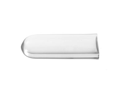 Instrument guards, size 7, clear, 2.0mm x 9.0mm x 25.0mm, non-vented, latex-free, single use, non-sterile, pack of 100