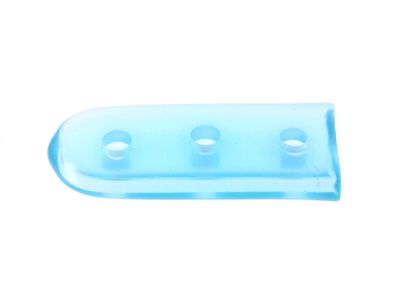 Osteotome tip protectors, size 2, tinted blue, 9.5mm x 25.0mm, vented, latex-free, single use, non-sterile, pack of 50