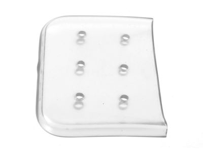 Osteotome tip protectors, size 8, clear, 44.5mm x 32.0mm, vented, latex-free, single use, non-sterile, pack of 50